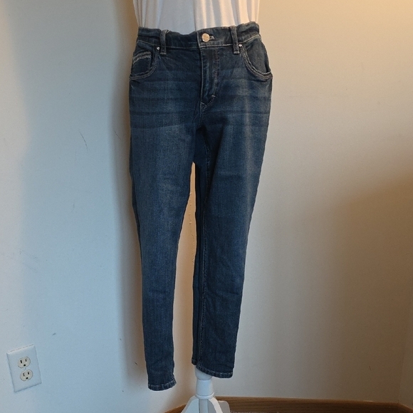 White House Black Market Denim - White House Black Market Dark Blue Ankle Jeans